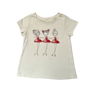 Gap Ballerina Graphic Shirt Size 5